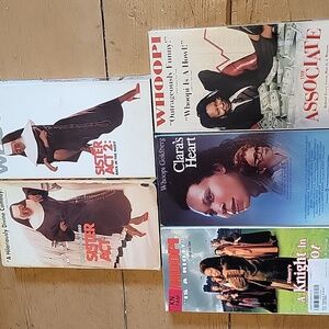 Whoopi Goldberg Movie Collection VHS Set